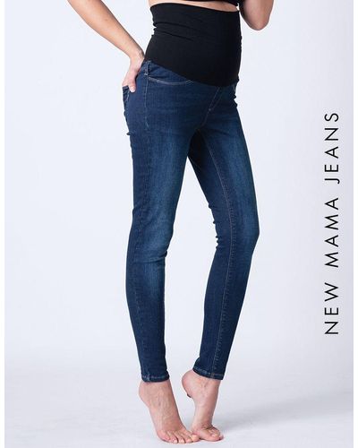 Seraphine Post Maternity Shaping Jeans - Blue