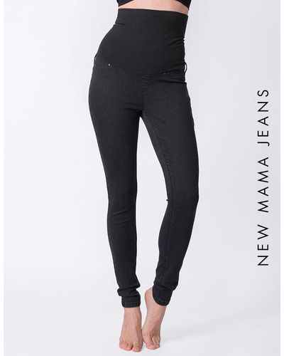 Seraphine Black Post Maternity Shaping Jeans