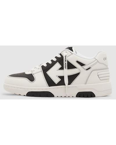 Off-White c/o Virgil Abloh Out Of Office Leather Trainer - White