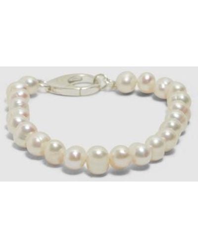 Hatton Labs Classic Pearl Bracelet - White