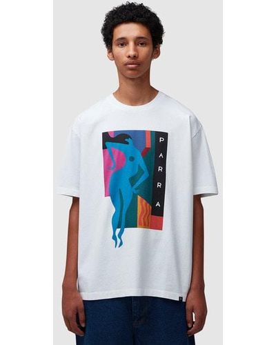 Parra Beached And Blank T-shirt - White