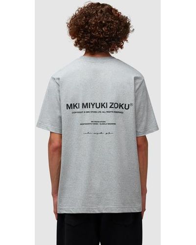 MKI Miyuki-Zoku Design Studio T-shirt - Grey