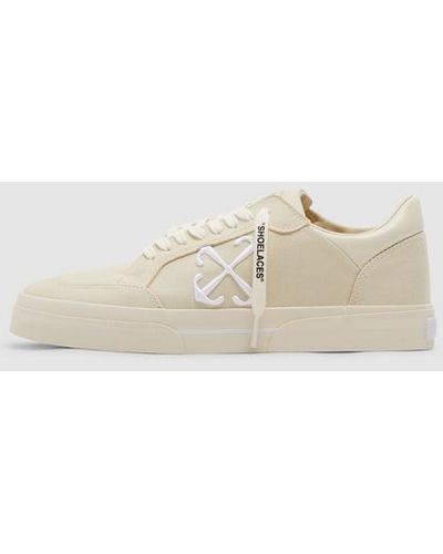 Off-White c/o Virgil Abloh Low Vulc Canvas Trainer - Natural