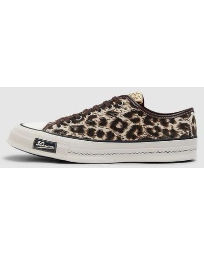 Visvim Skagway Lo Leopard Sneaker - White