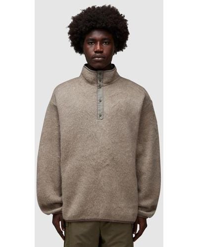 Nanamica Pullover Fleece Sweater - Brown