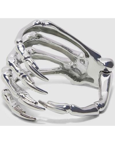 Raf Simons Skeleton Hand Bracelet - White