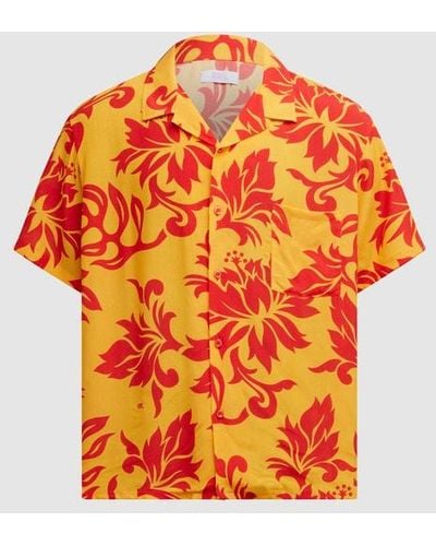 ERL Tropical Flowers T-shirt - Orange
