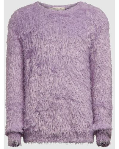 1017 ALYX 9SM Fur Crewneck Sweater - Purple