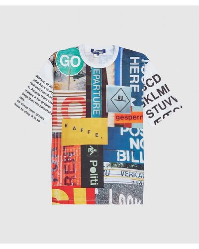 Junya Watanabe All Over Graphic T-shirt - Multicolour