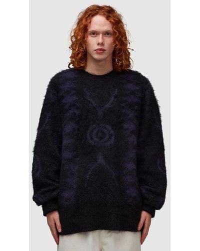 South2 West8 Mohair Sweater - Blue