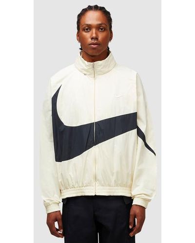 Nike Swoosh Woven Track Jacket - Natural