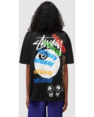 Stussy Test Strike Pigmented Dyed T-shirt - Black