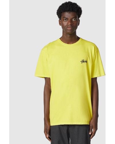 Stussy 8 Ball Pig Dyed T-shirt - Yellow