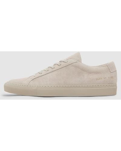 Common Projects Original Achilles Low Suede Sneaker - White