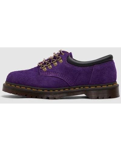 Dr. Martens 8053 Suede Shoe - Purple