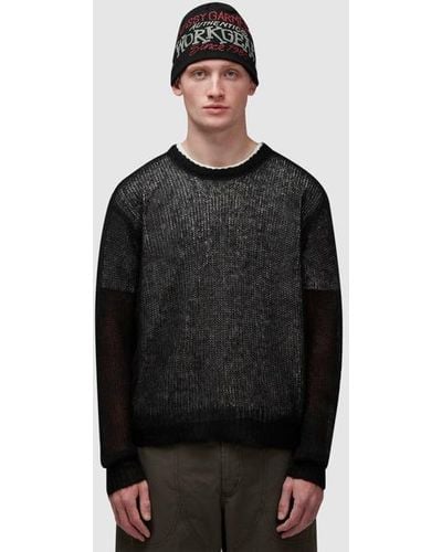 Stussy Loose Knit Sweater - Black