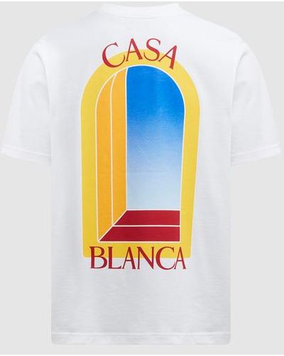 Casablancabrand L'arche De Jour T-shirt - Blue