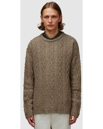 Our Legacy Popover Roundneck Knit Jumper - Brown