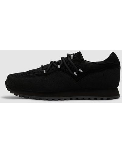 Tarvas Bather Recycled Suede Trainer - Black