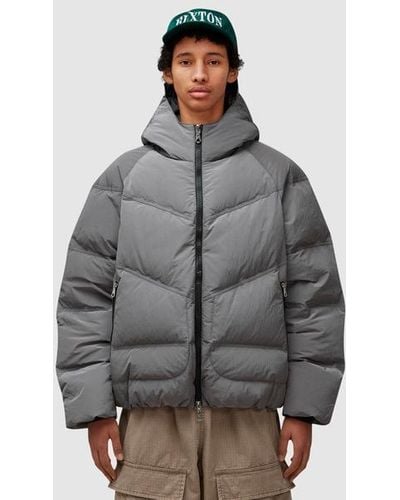 Cole Buxton Hooded Insulated Jacket - Gray