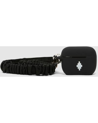 Marcelo Burlon Cross Neckstrap Airpods Case - Black