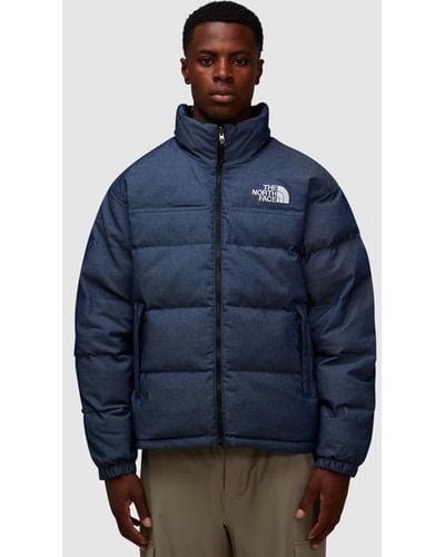The North Face 1992 Nuptse Reversible Padded Jacket in Blue for Men | Lyst