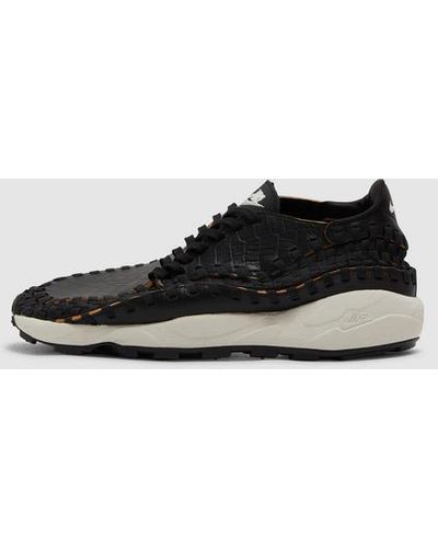 Nike Air Footscape Woven Trainer - Black