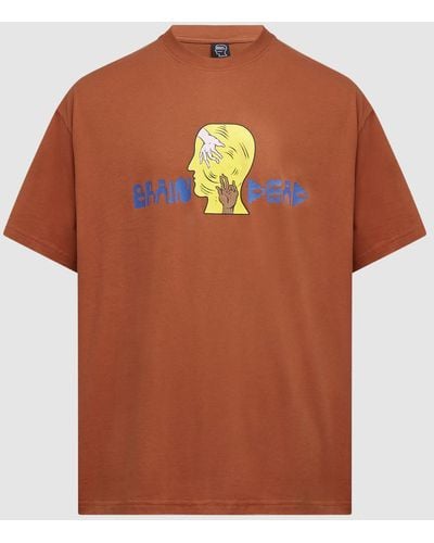 Brain Dead Handheld T-shirt - Brown