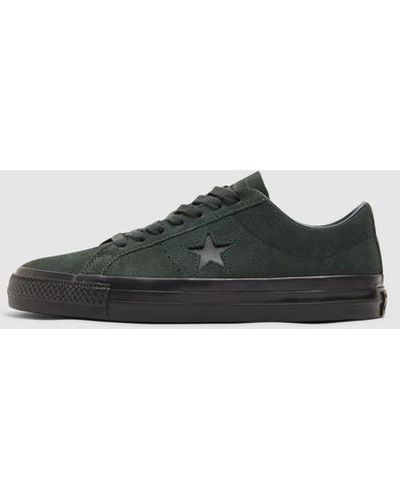Converse One Star Pro Suede Sneaker - Black