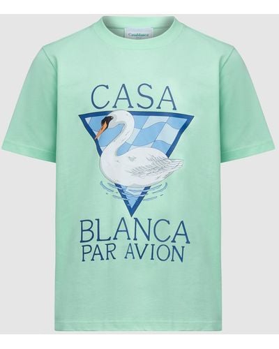 Casablancabrand Par Avion Screen Printed T-shirt - Multicolour