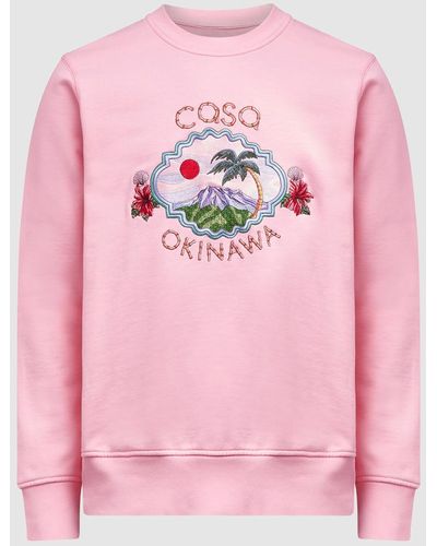 Casablancabrand Casa Okinawa Sweatshirt - Pink