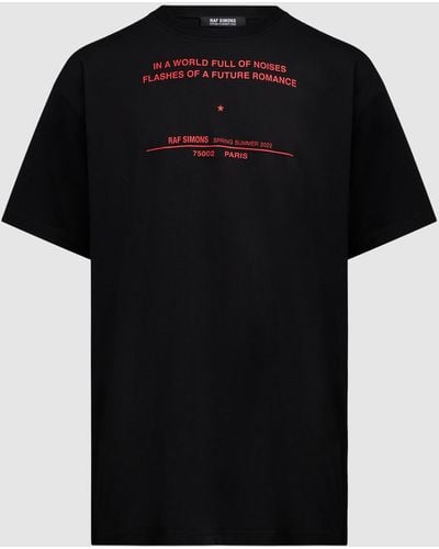 Raf Simons Tour T-shirt - Black