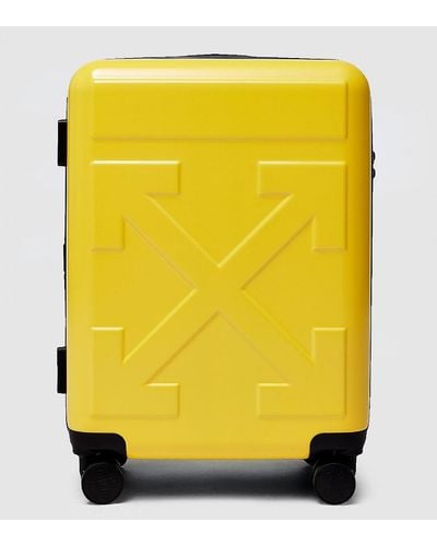 Off-White c/o Virgil Abloh Yellow Arrows Trolley Carry-on Suitcase