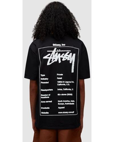 Stussy Wiki T-shirt - Black