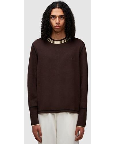 adidas Originals Knit Long Sleeve T-shirt - Brown
