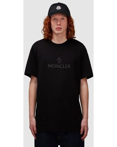 Moncler Grenoble Tri Logo T-shirt - Black