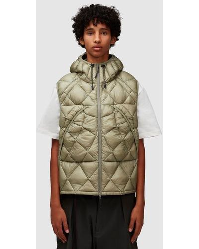 Roa Black Quilted Down Vest In 1236050 Black