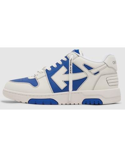 Off-White c/o Virgil Abloh Out Of Office Leather Trainer - Blue