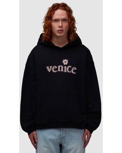 ERL Venice Patch Hoodie - Black