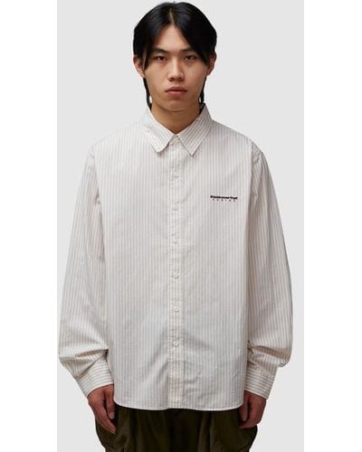 thisisneverthat Dsn Striped Shirt - Gray