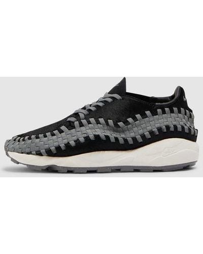 Nike Air Footscape Woven Sneaker - Black