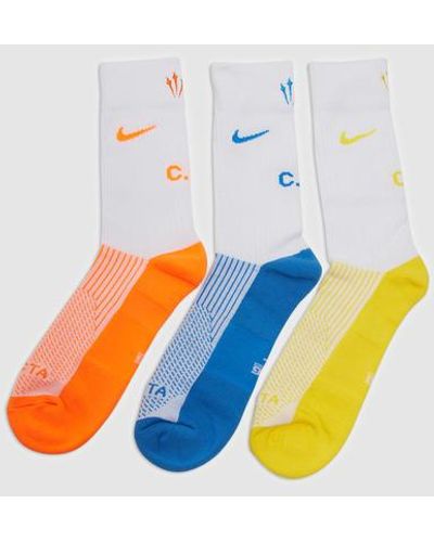 Nike X Nocta 3 Pack Crew Socks - Orange