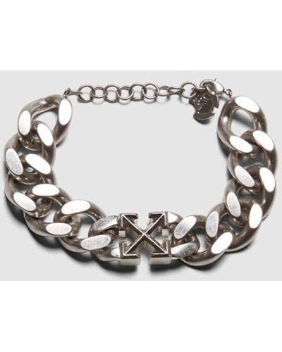 Off-White c/o Virgil Abloh Arrow Chained Bracelet - Metallic