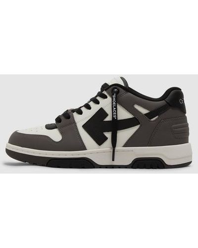 Off-White c/o Virgil Abloh Out Of Office Leather Trainer - Black