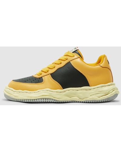 Maison Mihara Yasuhiro Wayne Low Original Sole Leather Sneaker - Yellow