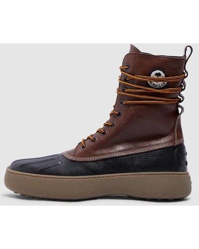 Moncler Genius X Palm Angels Winter Gommino Ankle Boot - Brown
