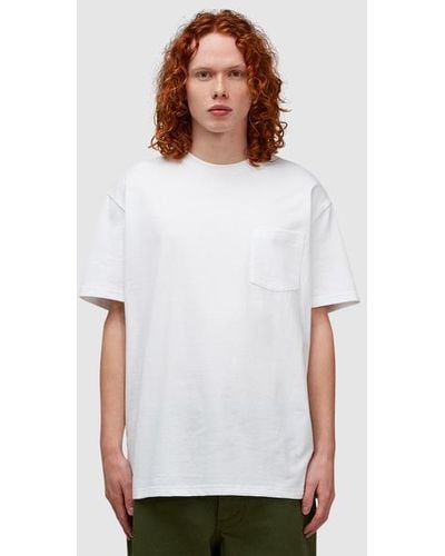 Beams Plus 2-pack Pocket T-shirt - White