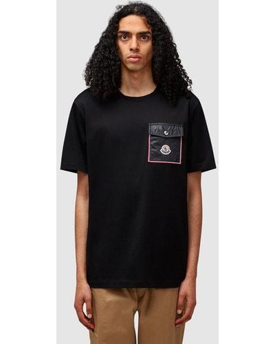 Moncler Pocket Logo T-shirt - Black