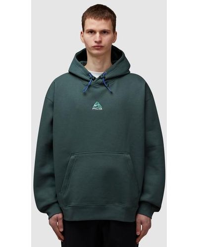 Nike Acg Pullover Hoodie - Green