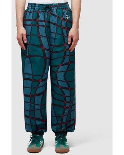 Parra Squared Waves Track Pant - Green